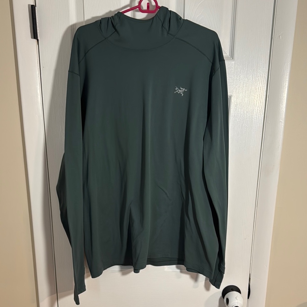 Arc'teryx Green Long Sleeve Hoodie XXL EUC